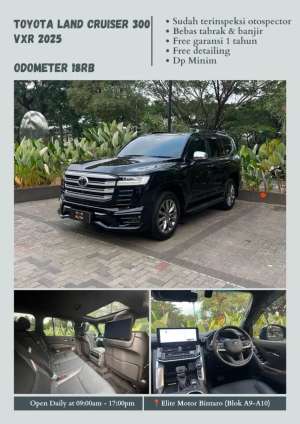 Jual bekas Toyota Land Cruiser 300 VXR 2025,lokasi di Jakarta Pusat