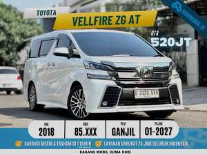 Jual bekas Toyota Vellfire ZG premium 2.5 AT 2018,lokasi di Jakarta Selatan