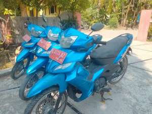 Jual bekas TVS Rock Z Std Biru,lokasi di Bandar Lampung Kota
