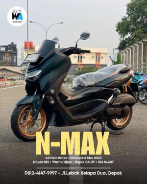 Jual bekas UNIT MULUS GRESS Yamaha All New Nmax Connected Abs Tahun 2023,lokasi di Jakarta Selatan