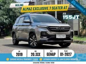 Jual bekas Wuling almaz Exclusive 2019 ATlow km,lokasi di Jakarta Timur