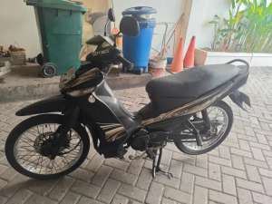 Jual bekas Yamaha Vega ZR 2009 Hitam Pajak Hidup Plat L Surat Lengkap Siap Pakai,lokasi di Surabaya Kota