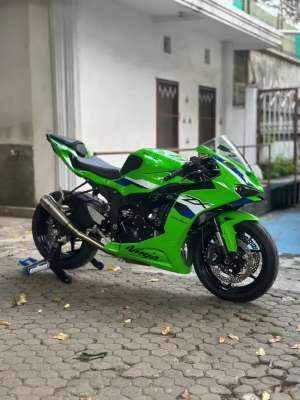 Jual bekas ZX6R OR ZX636 2025 LOW ODO 300 PERAK,lokasi di Jakarta Selatan