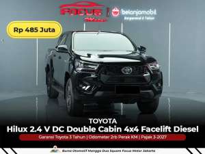 Jual bekas 4x4 - KM 2RBToyota Hilux 2.4 V DC Double Cabin Diesel 20252026,lokasi di Jakarta Timur