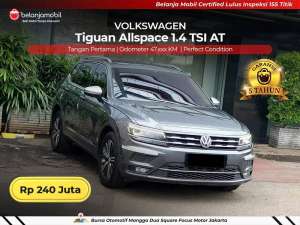 Jual bekas BERGARANSIVolkswagen VW Tiguan Allspace 1.4 TSI AT 2020 2021,lokasi di Jakarta Utara