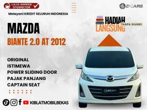 Jual bekas DIJUAL MAZDA BIANTE 2.0 MATIC 2012 ISTIMEWA,lokasi di Semarang Kota