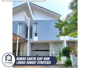 DIJUAL RUMAH CANTIK 2 LANTAI SIAP HUNI LINGKUNGAN ASRI DI DISCOVERY ALUVIA BINTARO DM83 lokasi di Tangerang Selatan Kota, tersedia melalui melalui situs Olx