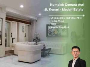 DIJUAL VILLA CANTIK DAN TERAWAT FULL FURNISHED DI JL KENARI KOMPLEK CEMARA ASRI lokasi di Medan Kota, tersedia melalui melalui situs Olx