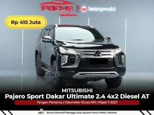 Jual bekas GARANSI 5THMitsubishi Pajero Sport Dakar Ultimate 4x2 20232024,lokasi di Jakarta Selatan