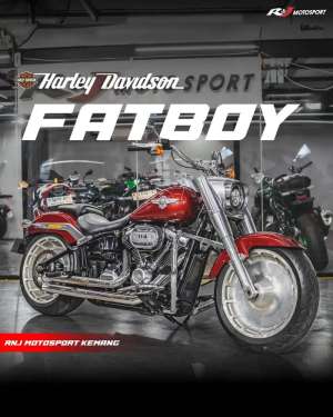 Jual bekas Harley Davidson Fatboy 114 Nik 2019 odo 9.000an Knalpot VnH,lokasi di Bekasi Kota