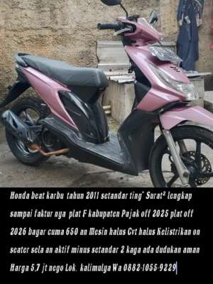 Jual bekas Honda Beat 2011,lokasi di Depok Kota