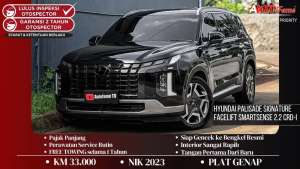 Jual bekas Hyundai Palisade Signature Facelift SmartSense 2.2 CRD-i NIK 2023,lokasi di Jakarta Utara