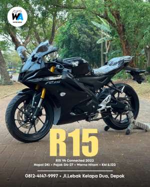 Jual bekas KM LOW CashKredit Yamaha R15 V4 Connected Tahun 2022 DP 500 RIBU,lokasi di Jakarta Selatan