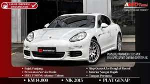 Jual bekas KM14RB Porsche Panamera 3.0 S PDK Sport Chrono Sport Plus 2015,lokasi di Jakarta Barat