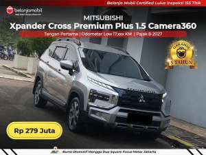 Jual bekas LOW KM 17RBMitsubishi Xpander Cross Premium Plus 1,5 AT 20242025,lokasi di Jakarta Timur
