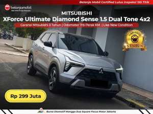 Jual bekas LOW KM 7RBMitsubishi XForce X Force Ultimate DS 1.5 AT 2025 2026,lokasi di Jakarta Barat