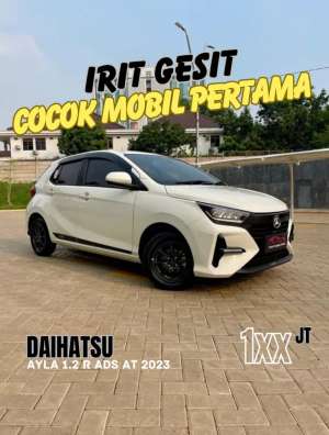 Jual bekas Low KM Daihatsu Ayla 1.2 R ADS AT 2023,lokasi di Tangerang Kota