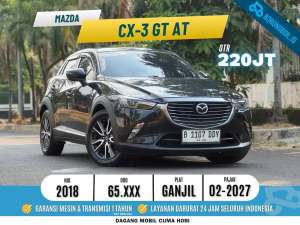 Jual bekas Mazda CX-3 2.0 GT at 2018 Jet Black Mica,lokasi di Jakarta Selatan