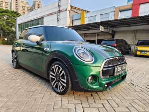 Jual bekas MINI COOPER 3 DOORS S TURBO PANO 2.0 AT 2022 GREEN ON BLACK LOW KM TOP,lokasi di Jakarta Pusat