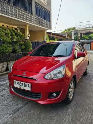 Jual bekas Mitsubishi Mirage 2014 Bensin,lokasi di Bekasi Kota