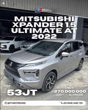 Jual bekas Mitsubishi Xpander 1.5 Ultimate AT 2022.,lokasi di Medan Kota