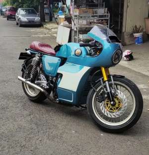 Jual bekas NEGO Motor CAFE RACER FULL FAIRING Scorpio Custom Caferacer Classic,lokasi di Jakarta Pusat