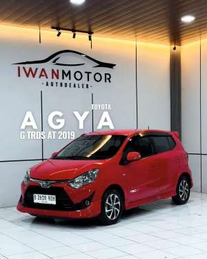 Jual bekas Pajak Baru Toyota Agya 1.2 TRDS AT Tahun 2019,lokasi di Surakarta Kota