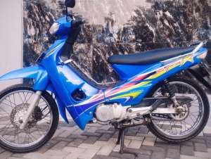 Jual bekas Supra x biru asli,lokasi di Sleman Kab.