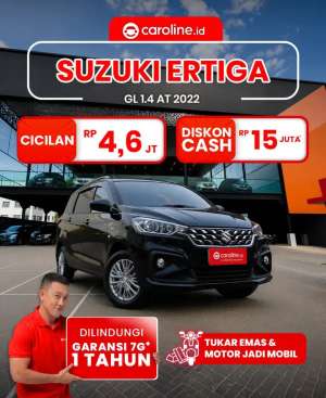 Jual bekas Suzuki Ertiga GL Matic 2022,lokasi di Bandung Kota