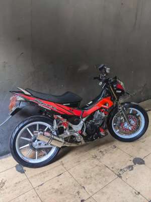 Jual bekas Suzuki Satria CBU Thailand 2005 convert Yoshimura edition,lokasi di Jakarta Barat