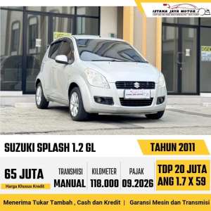 Jual bekas Suzuki Splash GL MT 2011,lokasi di Jakarta Barat