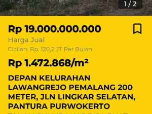Tanah Luas Di Pemalang lokasi di Pemalang Kab., tersedia melalui melalui situs Olx