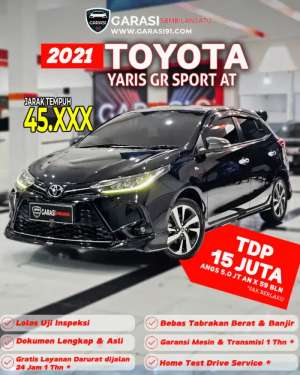 Jual bekas TDP 15 JTTOYOTA YARIS GR SPORT AT 2021,lokasi di Jakarta Timur