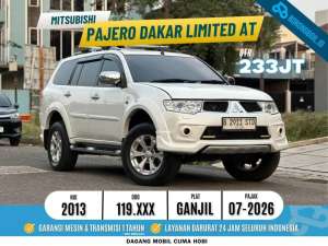 Jual bekas Termurah Mitsubishi Pajero Sport Dakar Limited AT 2013 Putih Fortuner,lokasi di Tangerang Kab.
