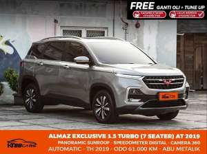 Jual bekas WULING ALMAZ TURBO EXLUSIVE 7 SEATER,lokasi di Jakarta Selatan