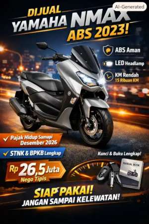 Jual bekas Yamaha NMax ABS 2023,lokasi di Depok Kota